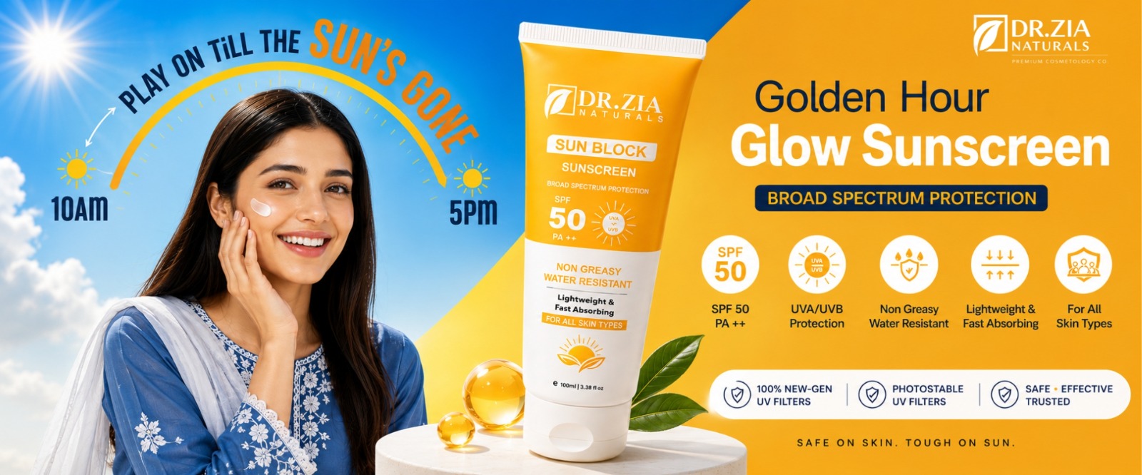 Dr Zia Naturals Organic Beauty Banner