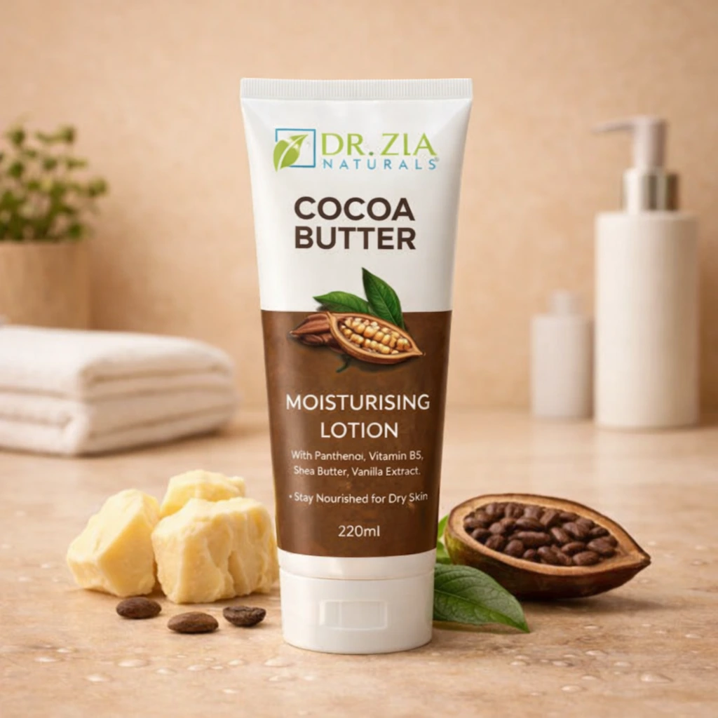 Cocoa Butter Moisturising Lotion Dr. ZIA Naturals  220ml
