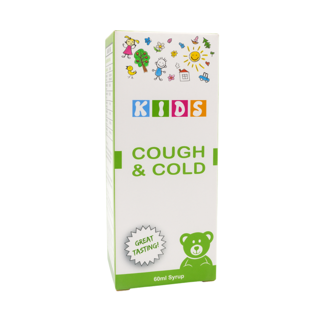🌿Kids Cough & Cold 60ml Syrup. Gentle relief for your child’s cough, cold, and congestion.